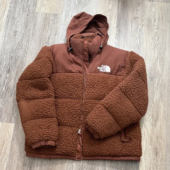 Men's The North Face High Pile Sherpa Nuptse 600 Down Puffer Jacket